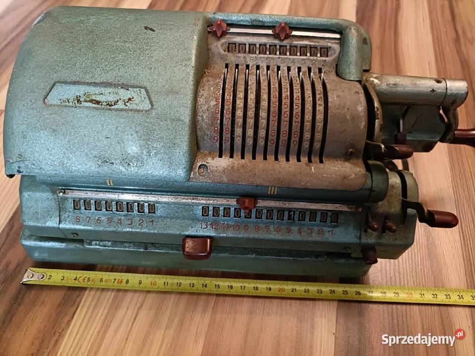 Kalkulator mechaniczny arytmometr maszyna do