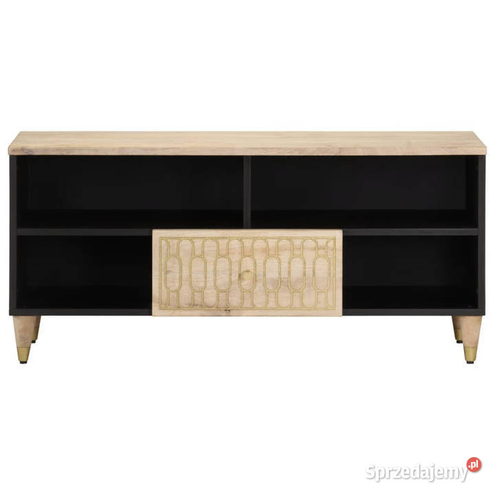 Szafka pod telewizor 100x33x46 lite drewno mango