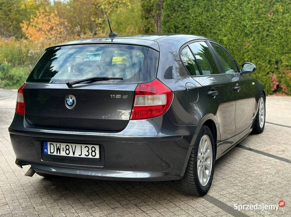 BMW 118 BMW 118d 20 Diesel 122 5Drzwi ABS BMW dolnośląskie Wrocław