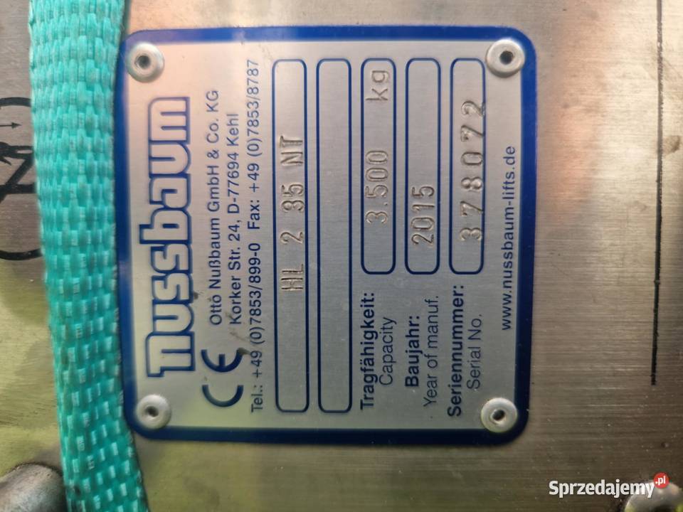 Nussbaum bo 235NT Brzostek