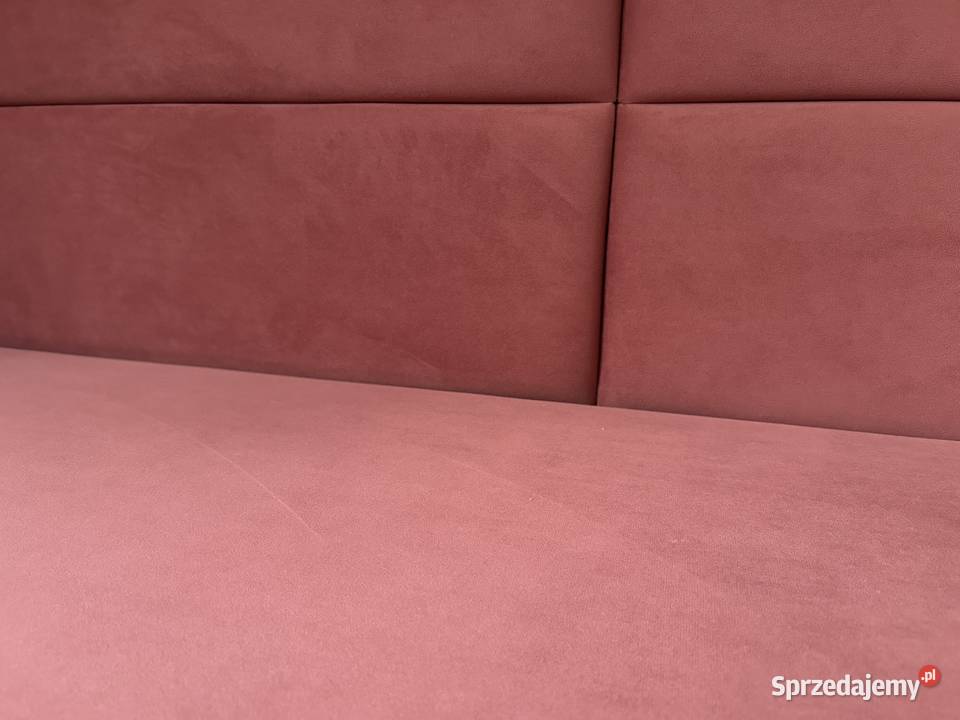 Łóżko dziewczynki róż welurowe stan idealny Olszewnica Stara