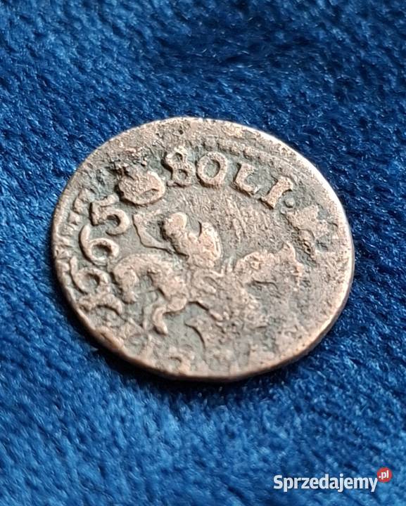 Szeląg litewski Jan II Kazimierz Waza Brześć