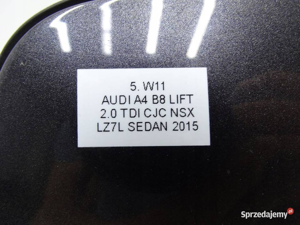 KLAPKA WLEWU PALIWA AUDI A4 B8 LIFT SEDAN LZ7L