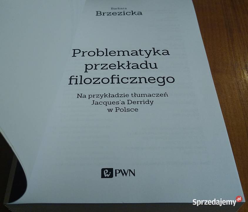 Problematyka przekładu filozoficznego na Gdańsk
