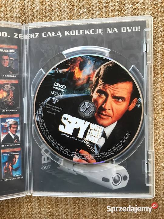 Szpieg który mnie kochał dvd seria Bonda mazowieckie Warszawa