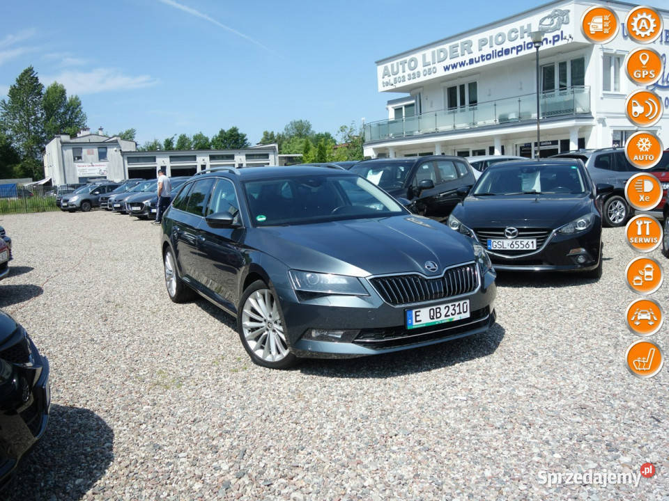 koda Superb Skoda Superb 2016 20 TDI 190 automat elektrycznie ustawiane fotele Słupsk