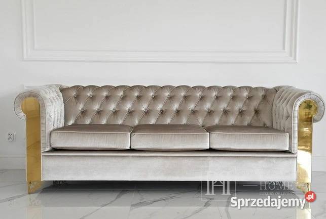 Sofa chesterfield do salonu do gabinetu na Warszawa