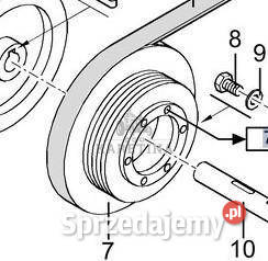 Holland TX66 TX67 TX68 Koło Pasowe CZĘŚCI wielkopolskie