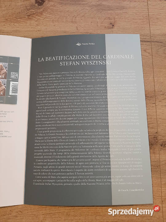 Folder Beatyfikacja Kardynała Stefana