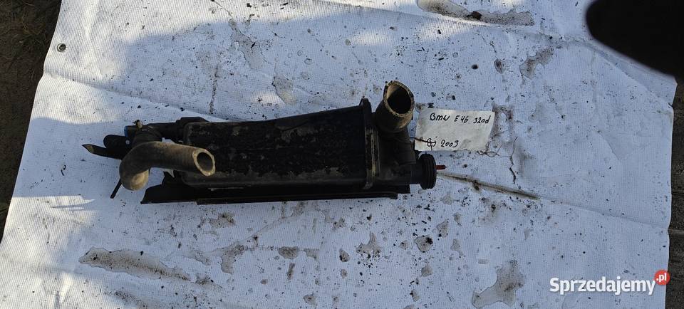 Wentylator chłodnicy żaluzja BMW E46 320d 20d Zbiorniki wyrównawcze