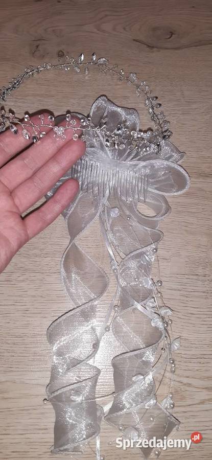 Wianuszek komunijny z diamencikow z odpinana Pozostałe mazowieckie