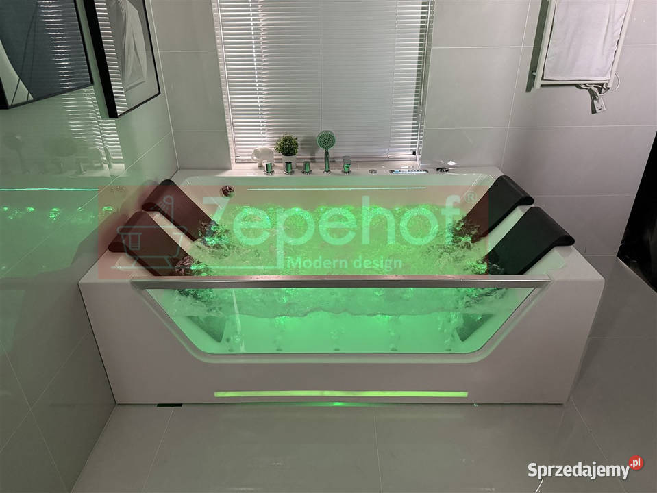 Wanna z hydromasażem C509 22 prostokątna Grabówka