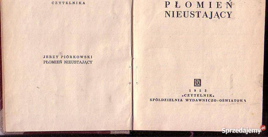9560 PŁOMIEŃ NIEUSTAJĄCY DZIERŻYŃSKI JERZY Czyrna