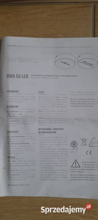 hybryd owa su led 0000 rp 3w at 3h nm ts cw 7042 Poddębice