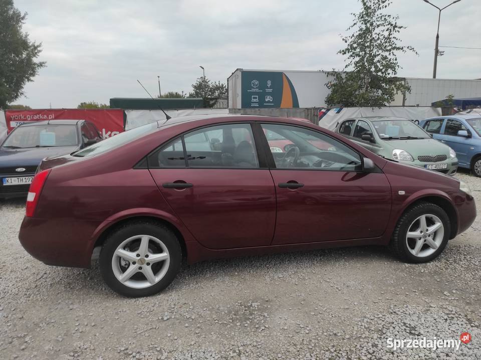 NISSAN PRIMERA 2003 R 18 BENZYNA BEZ RDZY Rok produkcji 2002 Primera Toruń