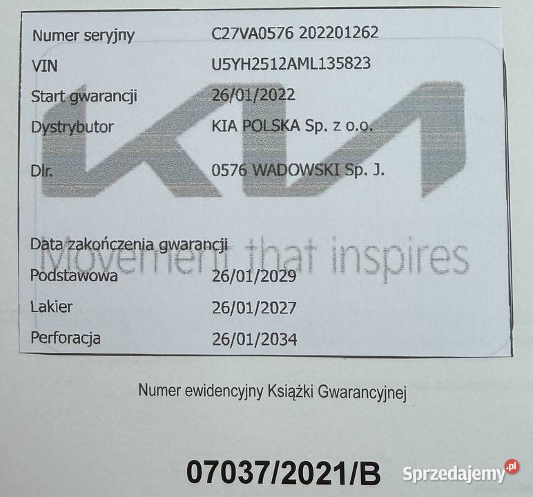 KIA Ceed 10 TGDI L Business Line gwarancja kś