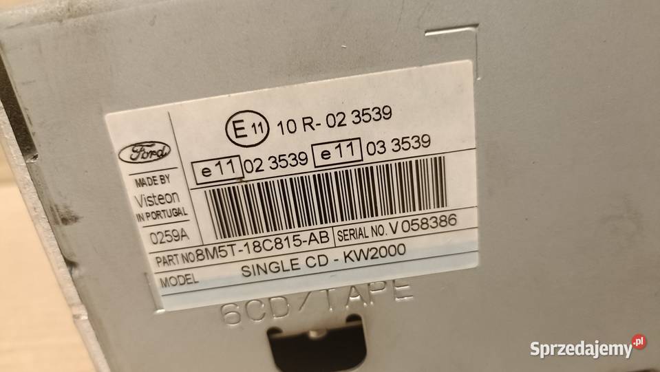 Ford KW2000 Autoradio Poznań