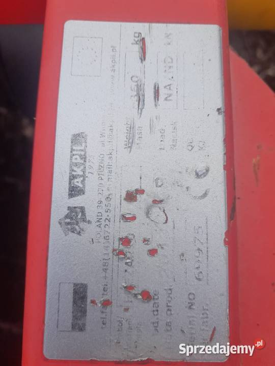 Glebogryzarka Akpil 2m sprzedam