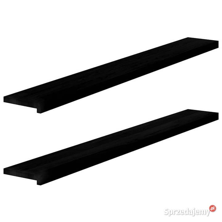Parapety 2 ciemnobrązowy 160x20x2 lite drewno Warszawa