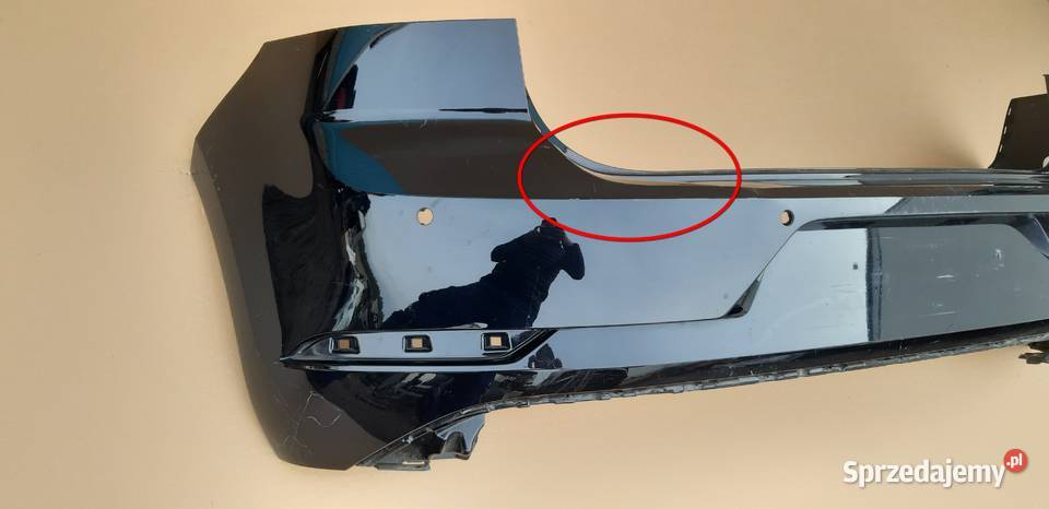 VW GOLF VII 7 LIFT ZDERZAK TYŁ TYLNY PDC osobowe lubuskie Bieleń