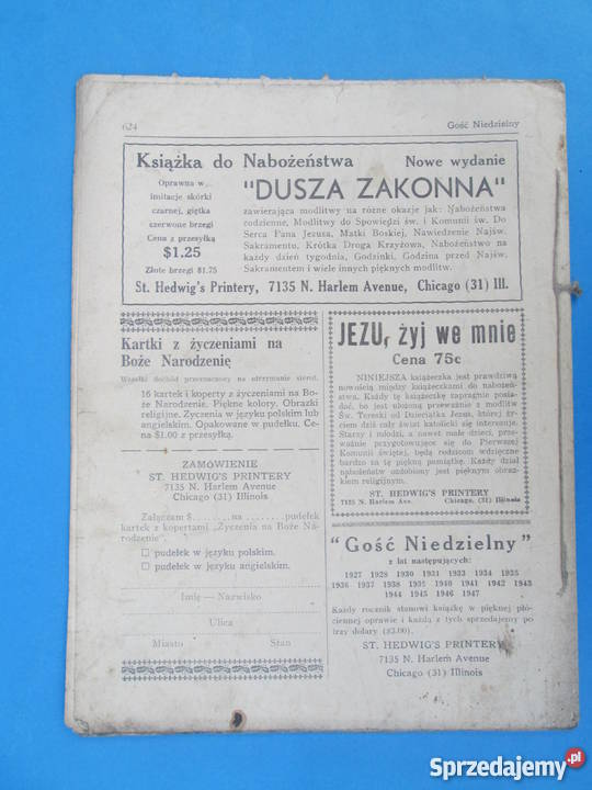 9 Gość Niedzielny Wydania 1948 Bezpłatna wysyłka Skierbieszów