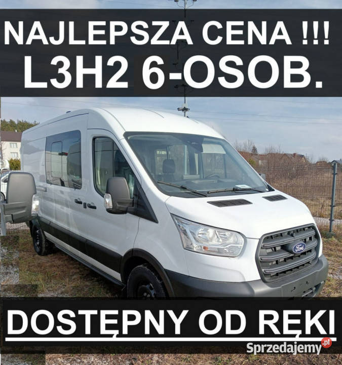 Ford Transit L3H2 165 Brygadowy 6os Kamera Super immobilizer Ford zachodniopomorskie Szczecinek