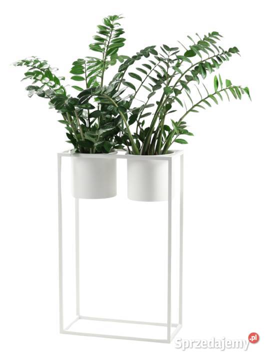 Kwietnik Metalowy Stojak z donicami 80x50 LOFT Sobienie-Jeziory