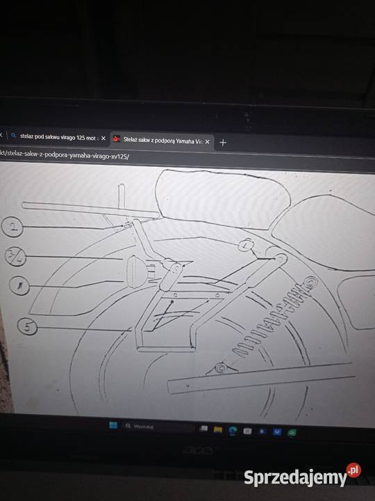 Zestaw Yamaha virago Wieleń