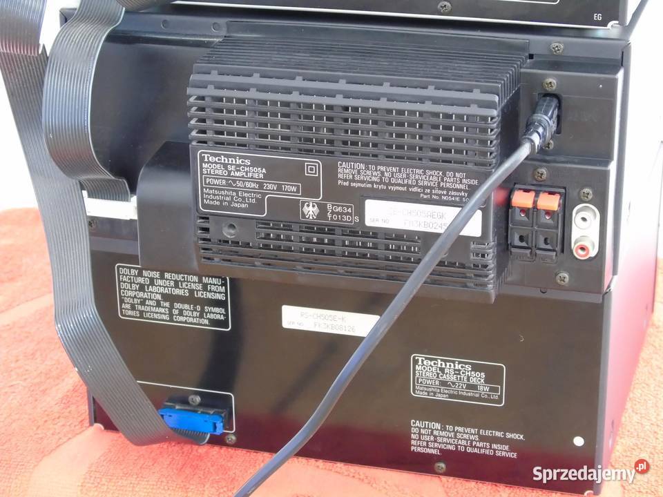 Wieża Technics SECH505 pilot sprawna DOSTAWA Jasło