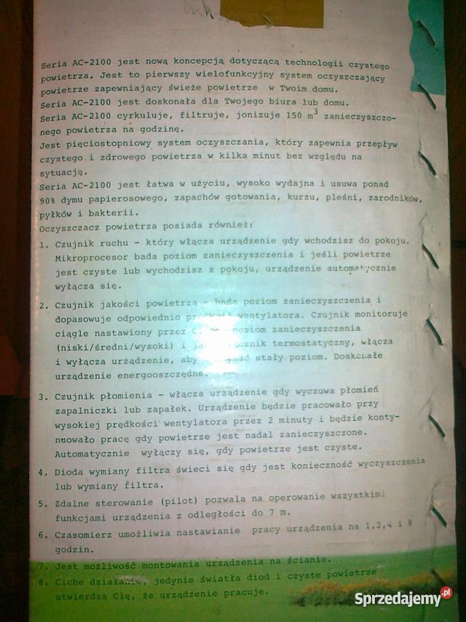 WYSOKIEJ JAKOSCI FILTR ALERGIKOW i ASTMATYKOW Pszczyna