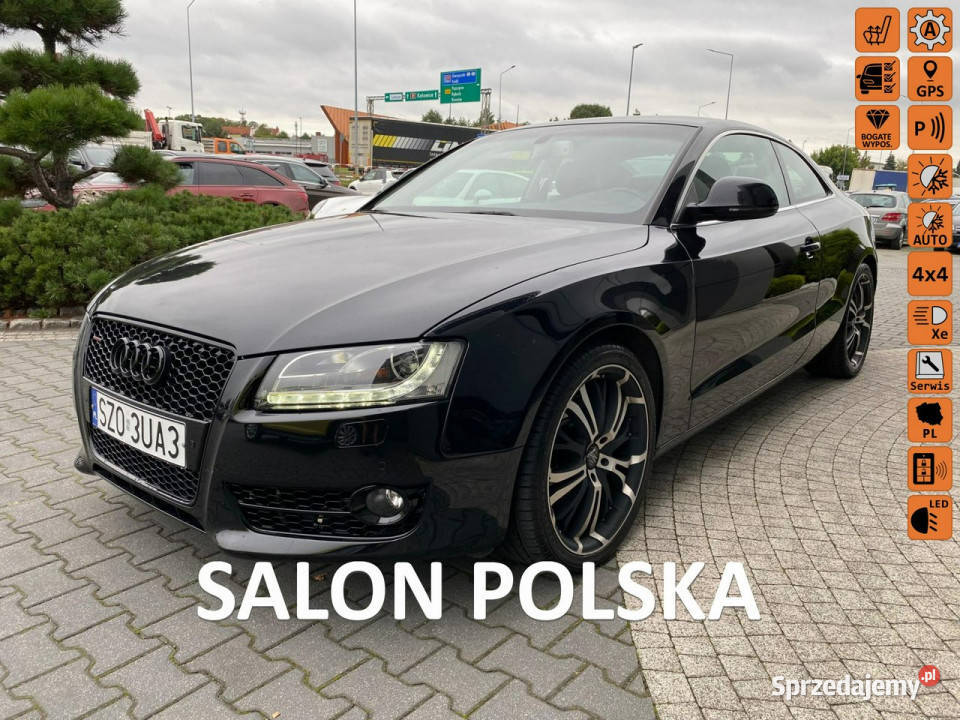 Audi A5 led podgrz fot xenon skóra tempomat nieuszkodzony Audi Żory