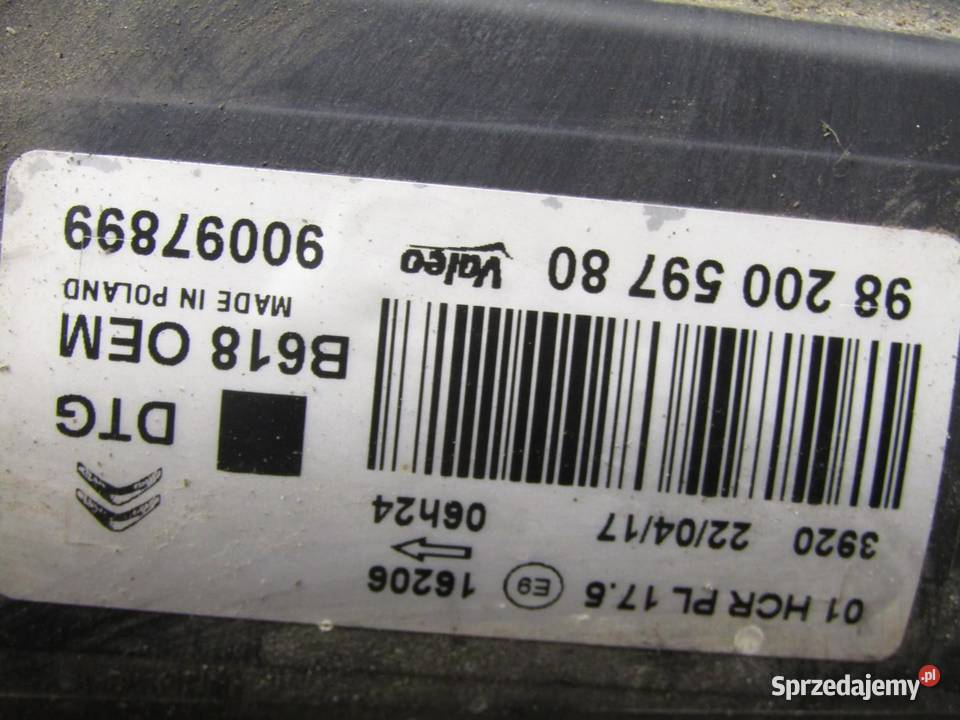 LAMPA PRZEDNIA PRAWY PRZÓD CITROEN C3 III lubelskie sprzedam