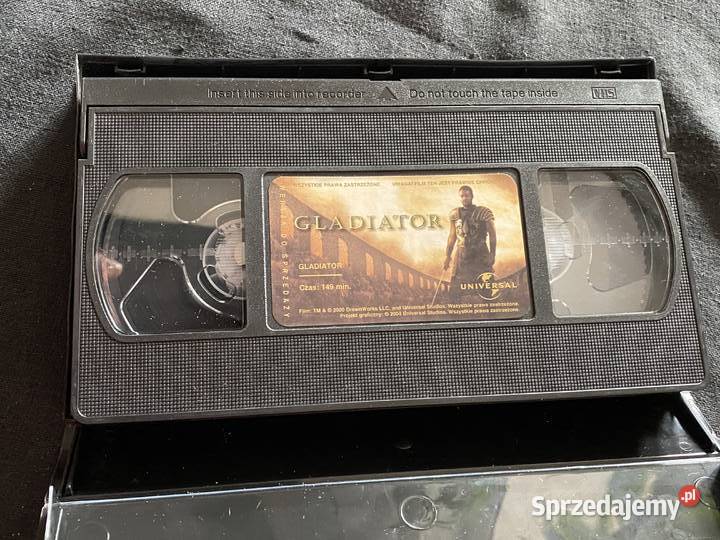 Gladiatorfilm na kasecie VHS