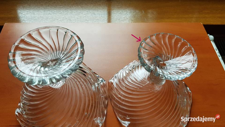 Zestaw 2x cukiernica pucharek Spirelli Ząbkowice śląskie Dąbrowa Górnicza