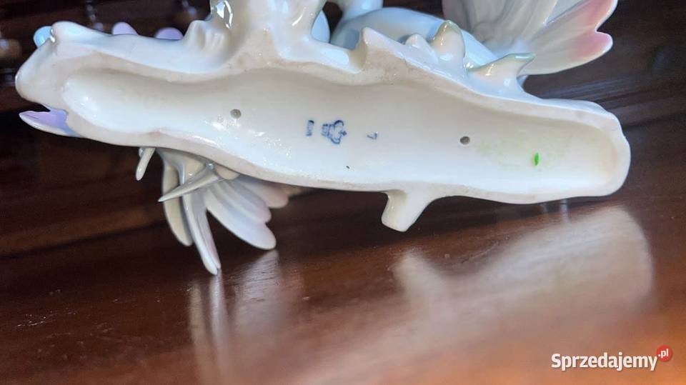 Para gołąbków Figurka z porcelany Grafenthal Gdańsk