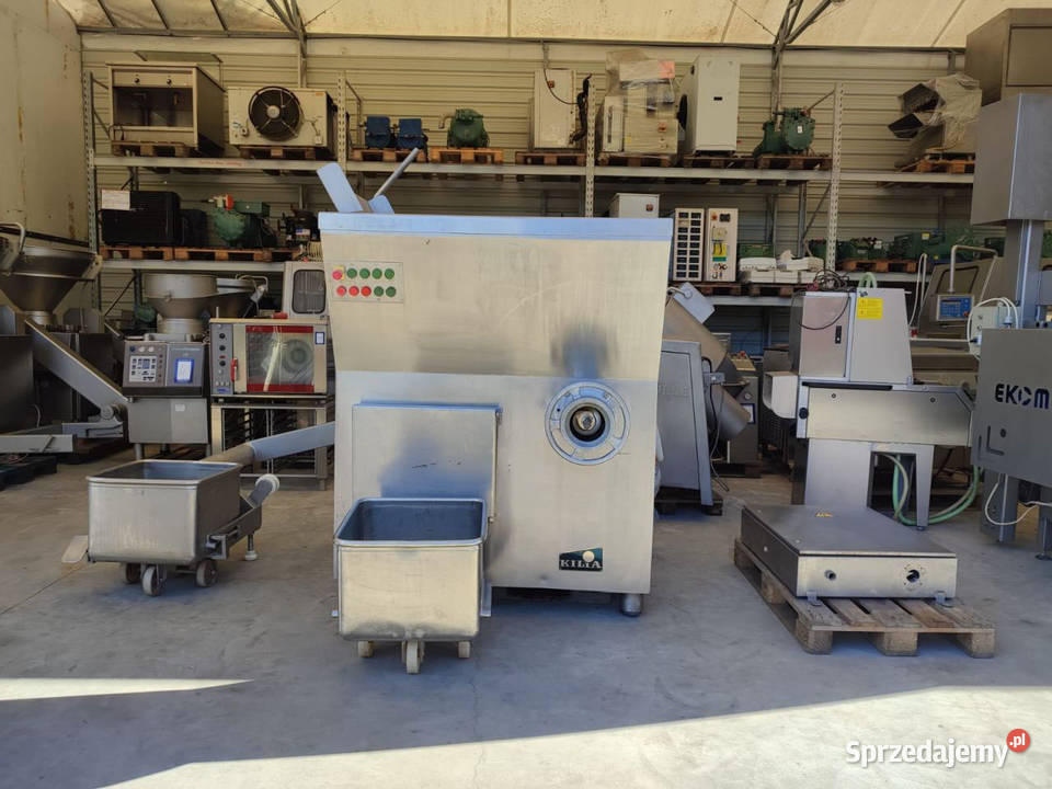 Wilk do mięsa Kilia 160 z załadunkiem do wózków Niedźwiedź