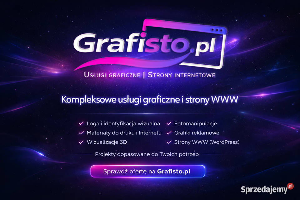 Grafika i strony WWW szybko i estetycznie Grafika, Druk, Poligrafia Białystok reklama