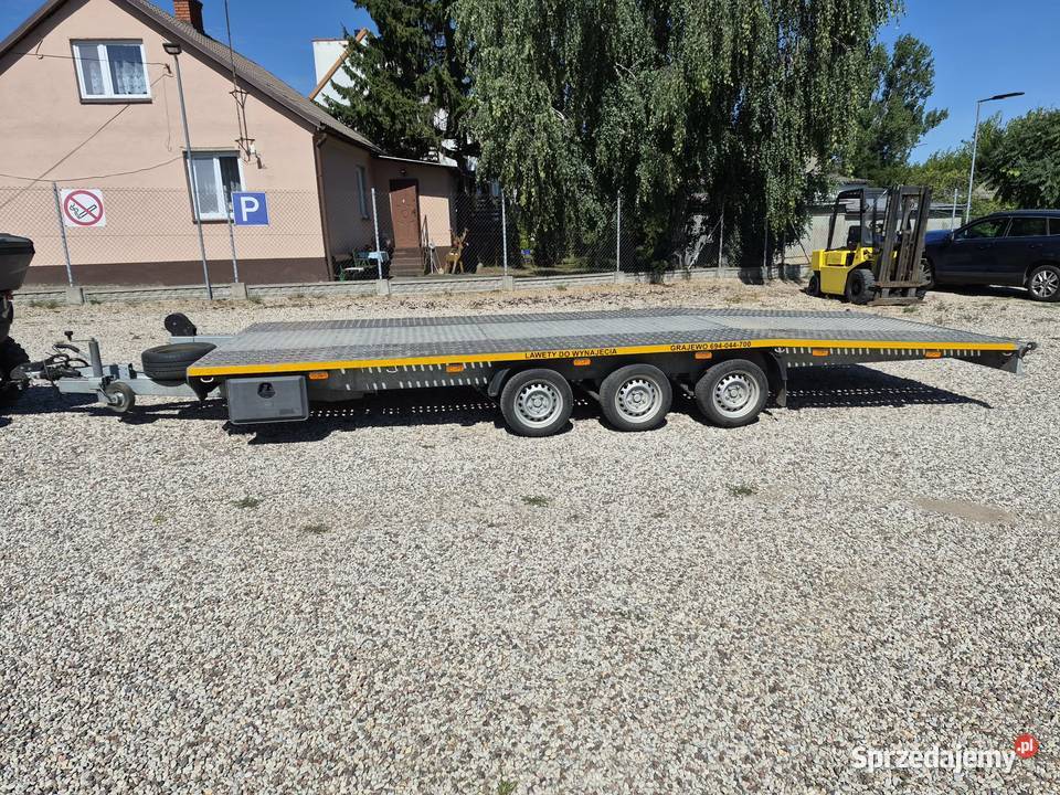 LAWETA 3 osiowa SUPER STAN 2021r lawety
