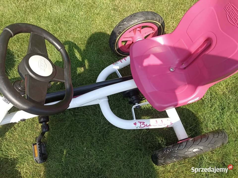 BERG Gokart na pedały Buddy biało różowy 38 lat Łuków
