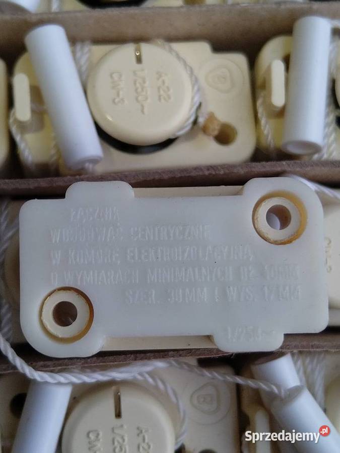 Włącznik Wyłącznik Sznurkowy Pojedynczy PRL Płock