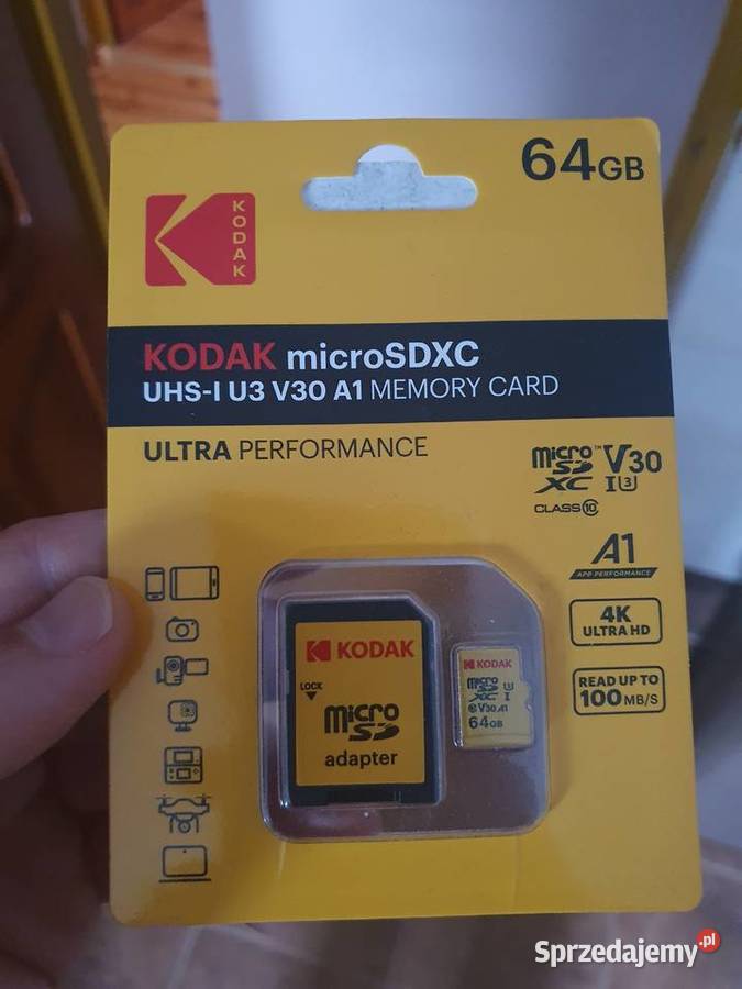 Karta Pamięci micro SDXC KODAK 64GB Pozostałe lubelskie Zamość