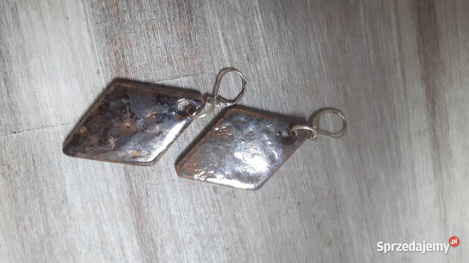 Kolczyki ceramiczne ręcznie wykonane Otwock sprzedam
