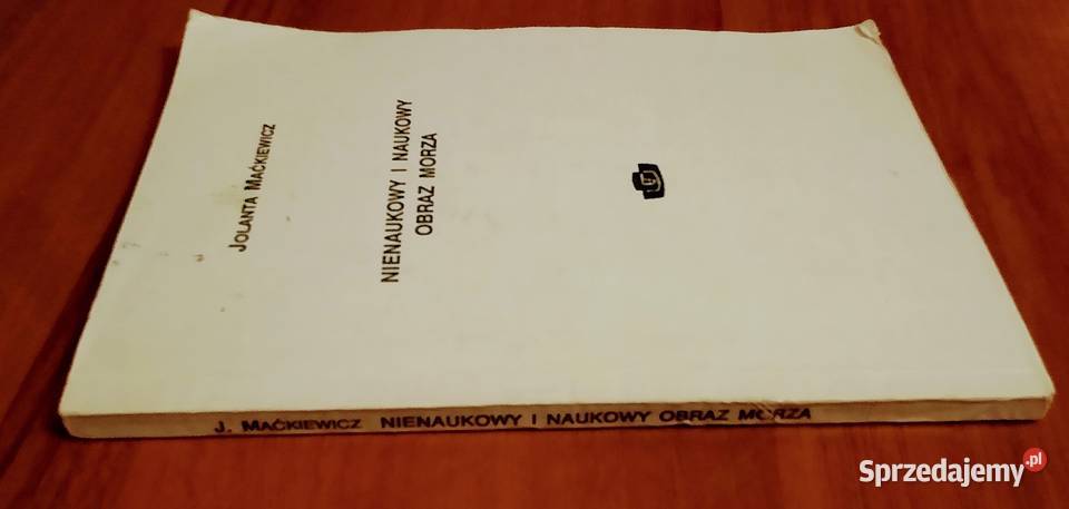 Nienaukowy i naukowy obraz morza na przykładzie Rok wydania 1991