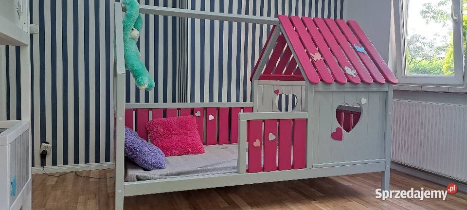 Drewniane łóżeczko łóżko dzieci 90x190 RATY Włocławek sprzedam