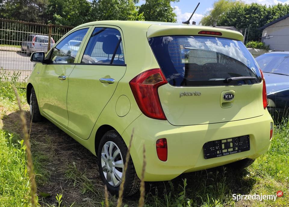 Kia picanto II 2012r 5D klimatyzacja limonka z Sosnowiec