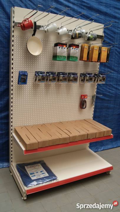 REGAŁY SKLEPOWE METALOWE przyścienne tegometall Ostrołęka