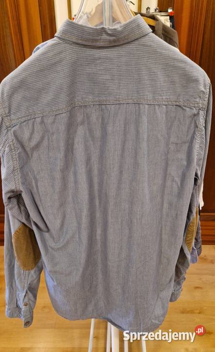 Męska KOSZULA marki Cottonfield rozmiar L niebieski Odzież codzienna Lublin