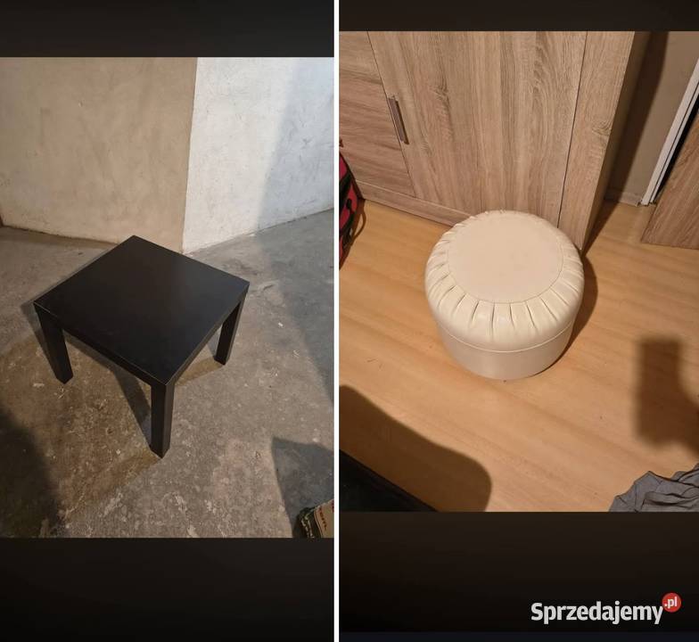 Stolik kawowy i pufa Włocławek