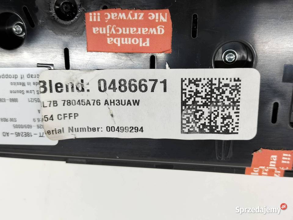 PANEL NAWIEWU RADIA LL7T18E245AD Lincoln świętokrzyskie