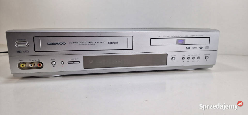 Video VHS DVD kombo Daewoo SD7400 6 head stereo Międzychód
